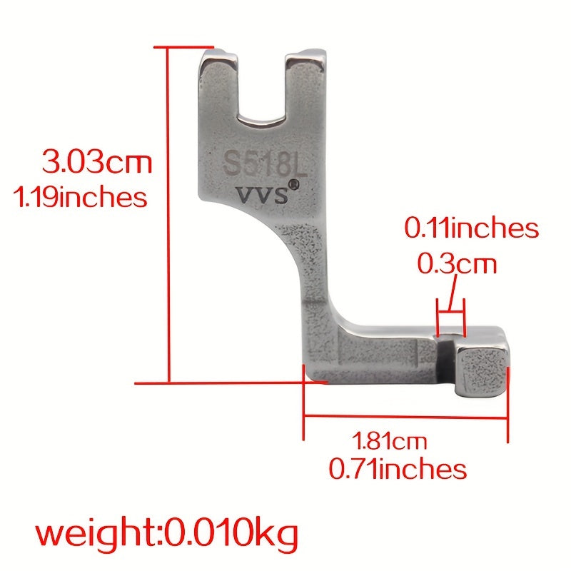 1pc Computer Flat Car Invisible Zipper Presser Foot