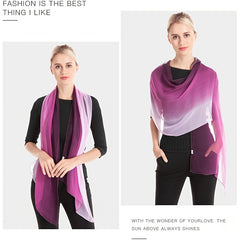 Women's Lightweight Sunscreen Scarf Pattern Long Shawls