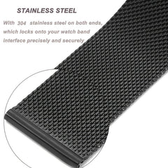Stainless Steel Metal Strap Folding Watch Band Replacement Wristbands
