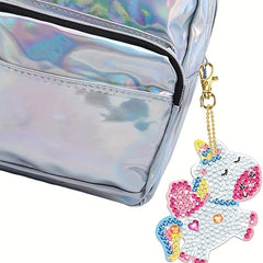 DIY 5D Diamond Painting Keychain Kit for Girls