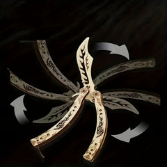 Butterfly Claw 3D Wooden Puzzle Toy DIY Assembly Gift