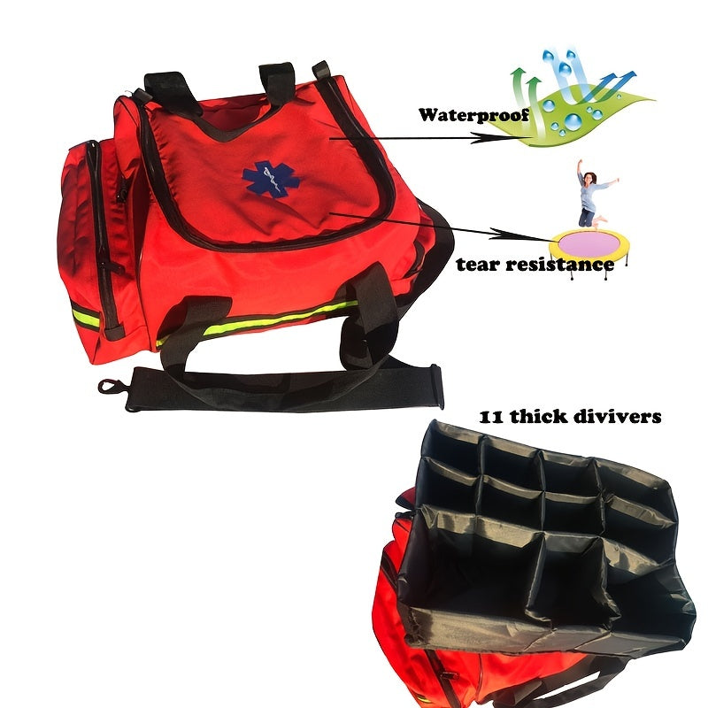 Large First Aid Kit Bag Medical Bag For Home Family School Sports