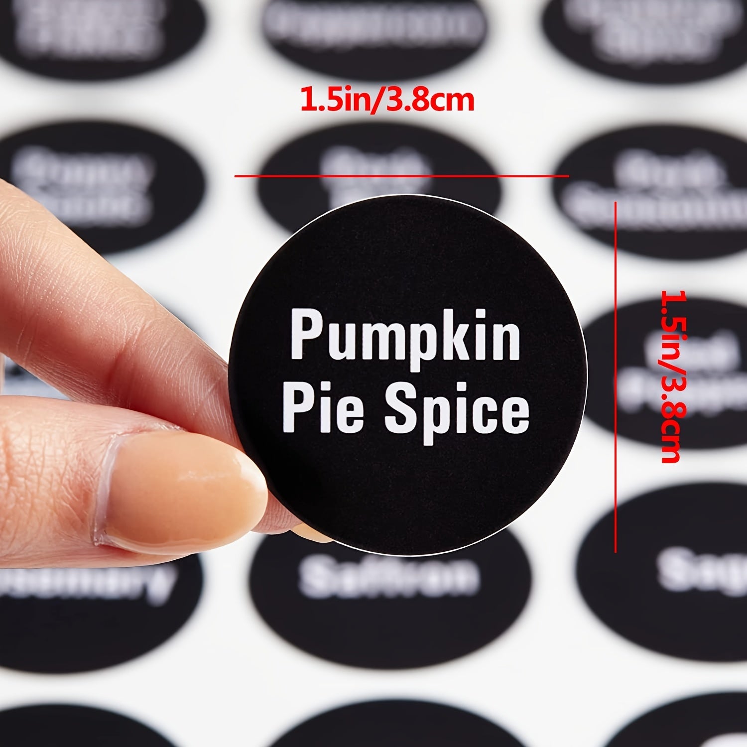 Chalkboard Spice Jar Labels Set - Kitchen Organization and Storage