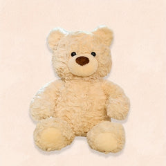 17 72in Plush Teddy Bear Soft Beige Curly Fluffy Fur Lovely Look