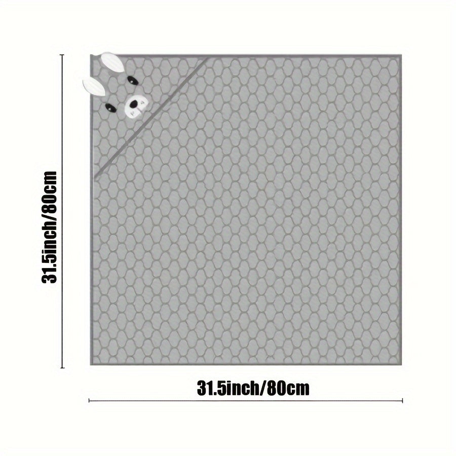 Kids Hooded Bath Towel Cartoon Animal Designs High Absorbency Bathrobe