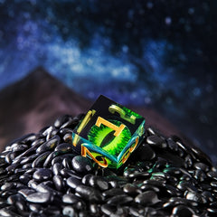 7pcs Green Dragon Eye Dice Set For Board Games