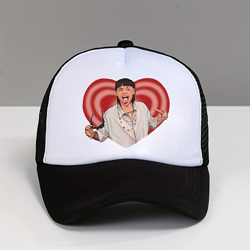 Fashionable Printed Screen Breathable Baseball Cap For Men Women