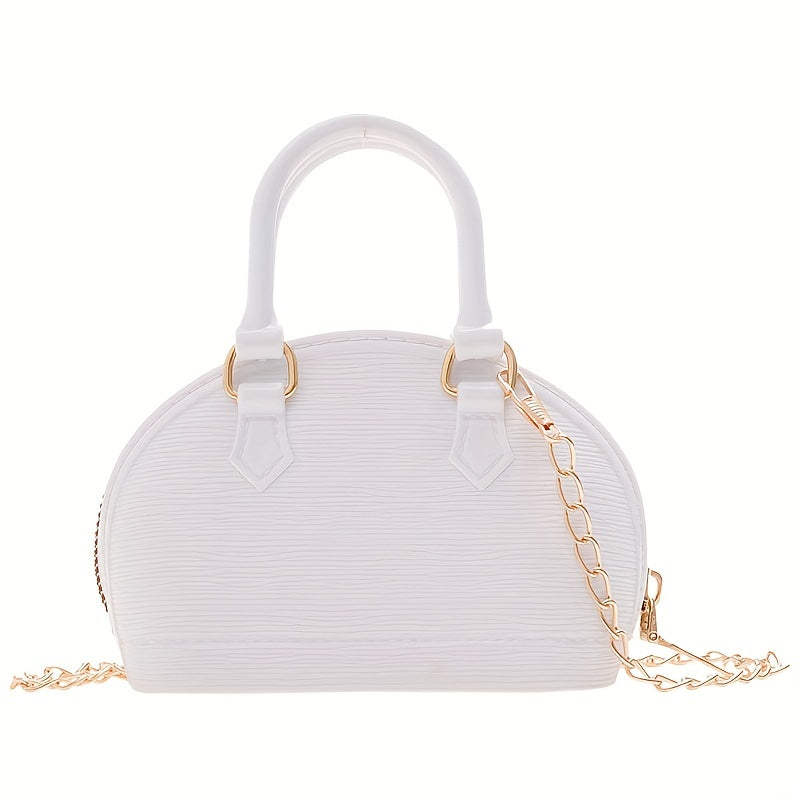 Mini Jelly Handbag Shell Chain Crossbody Bag Coin Purse