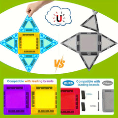 Mini Magnetic Building Blocks 3D Construction Toy Set for Kids
