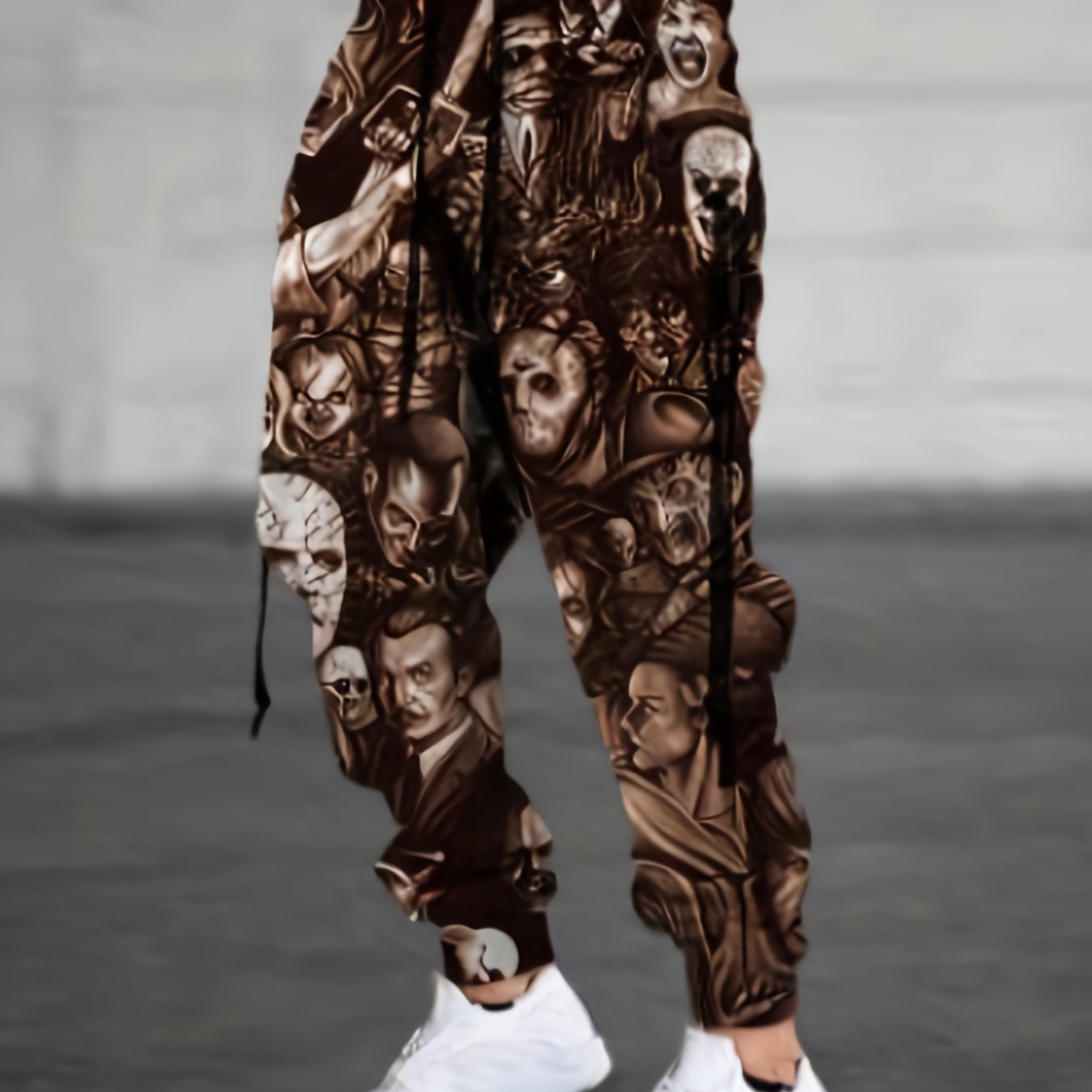 Villains All Over Print Men's Comfy Jogger Pants