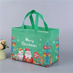 8pcs Christmas Gift Bags Reusable Tote Bags for Xmas Party Supplies
