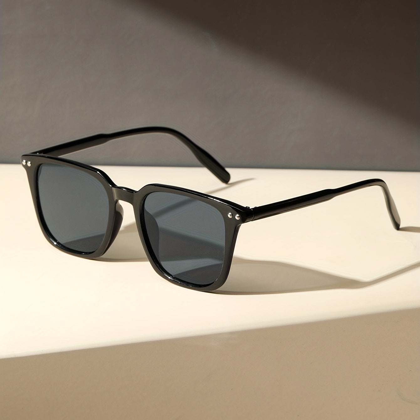 Rectangular Frame Eyeglasses Classic Outdoor Driving Eyewear Shades Glasses