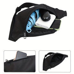 Waterproof Nylon Waist Bag for Men & Women - Outdoor Travel Hiking Running