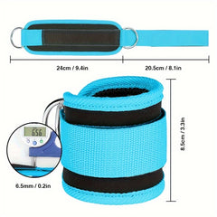 Adjustable D Ring Ankle Strap Leg Band for Gym Workout Glute Training