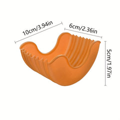 Silicone Hamburger Clip Anti-fall Holder Washable Telescopic Rack