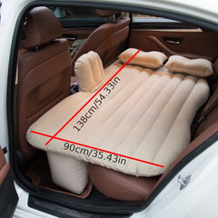 Car Inflatable Bed Rear Sleeping Pad Mattress Seat Air Cushion Suv Travel