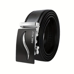 Men's Leather Belt Business Casual Automatic Buckle Belt