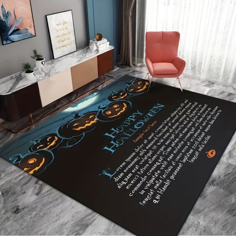 Non Slip Halloween Carpet Gothic Dark Floor Mat