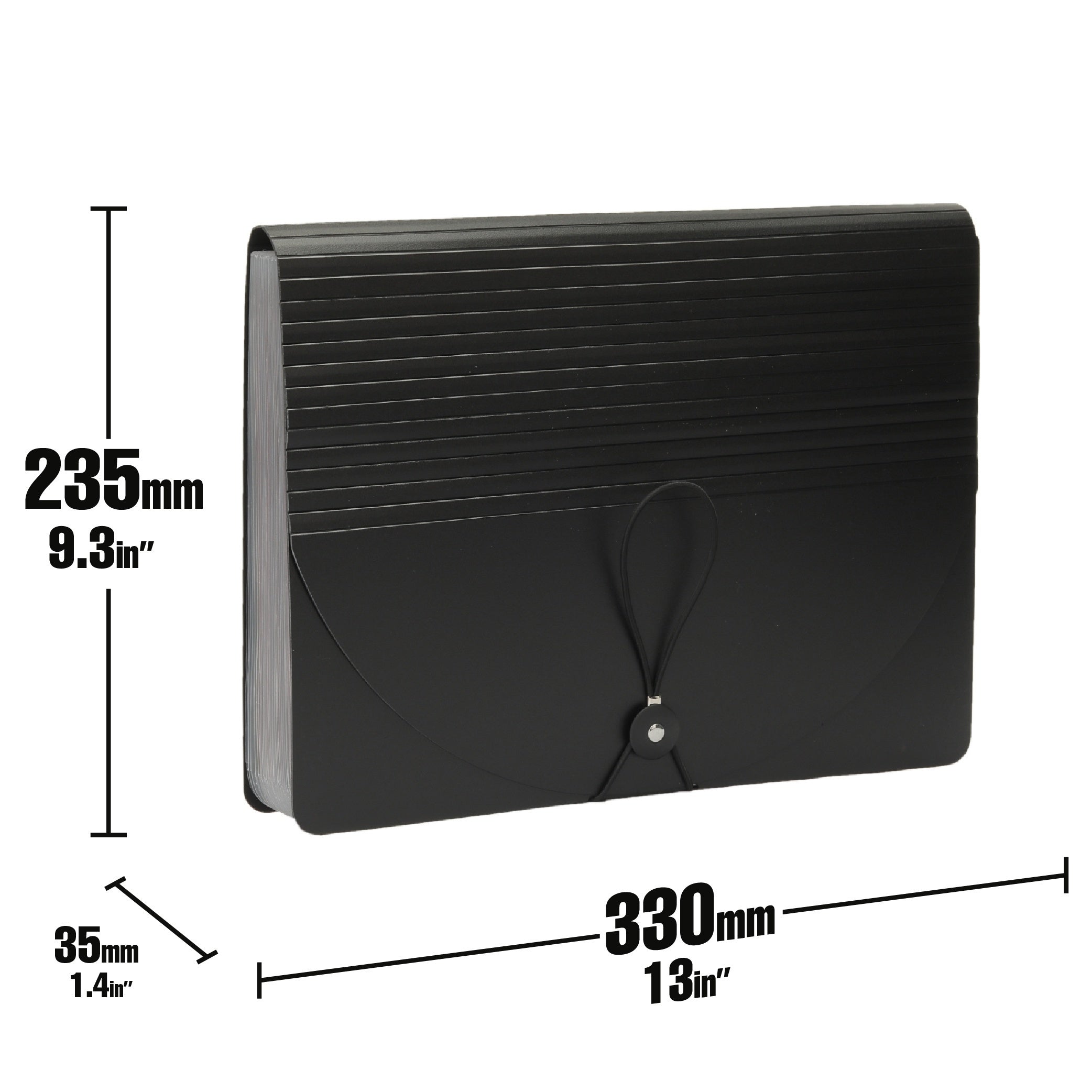 Accordion File Folder with Blank Labels, File Organizer