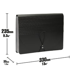 Accordion File Folder with Blank Labels, File Organizer
