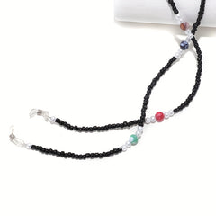 Beaded Glasses Chain Anti Slip Eyewear Retainer Stylish Lanyard Strap