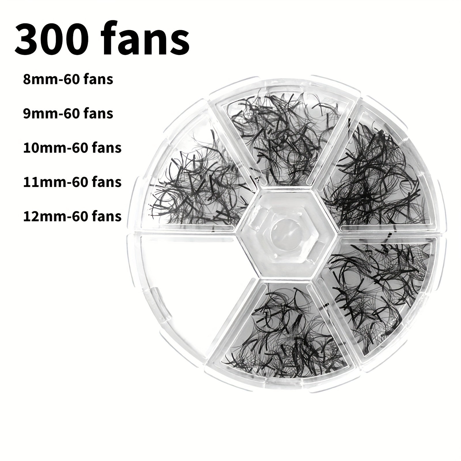 5D Fan-Shaped Premade Eyelash Fans for Salon Use