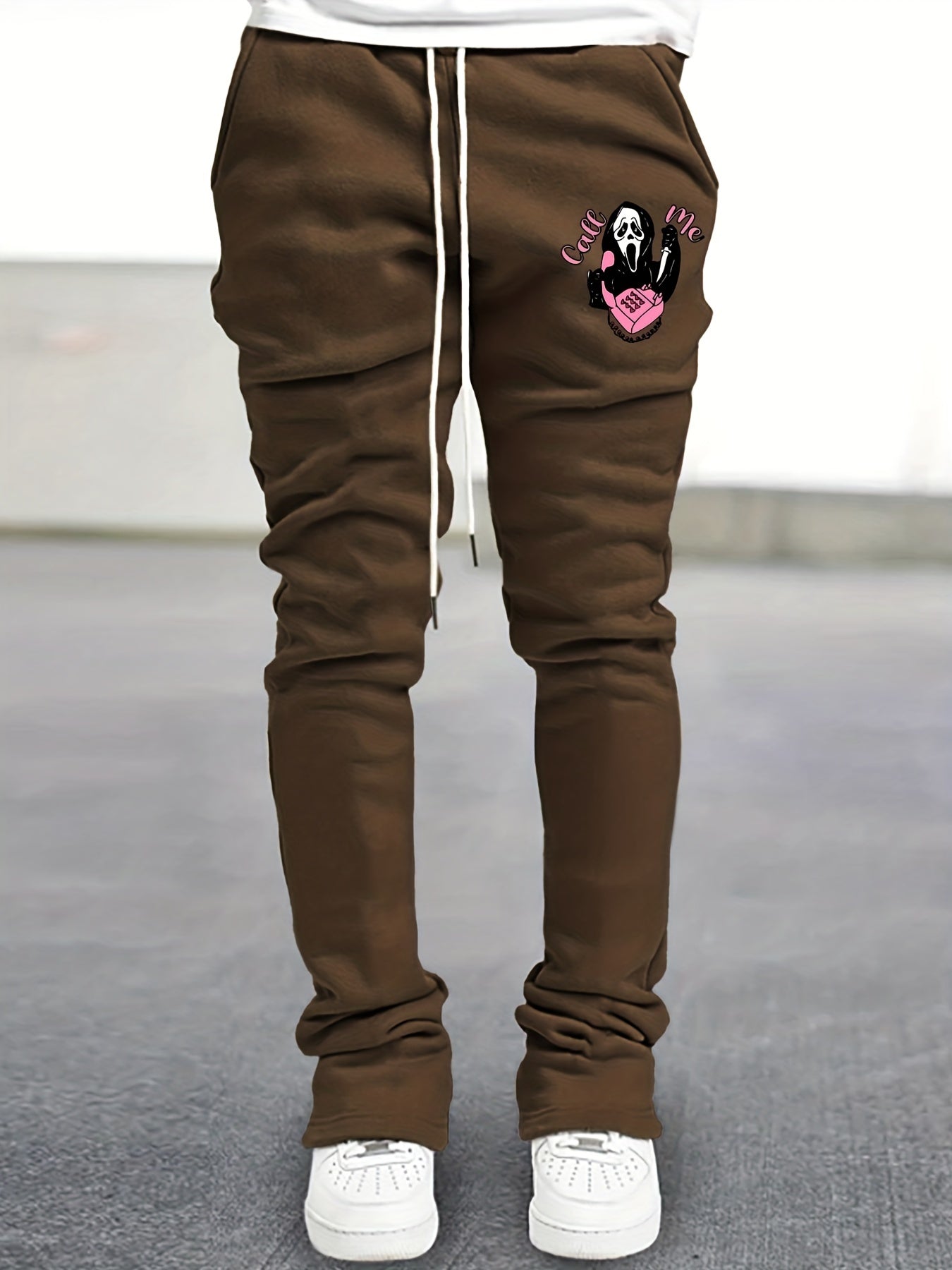 Men's Comfy Flared Trousers Hip Hop Style Joggers