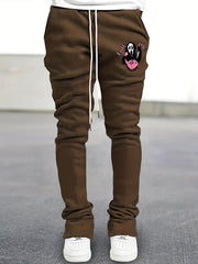 Men's Comfy Flared Trousers Hip Hop Style Joggers