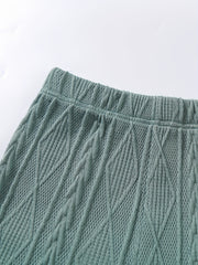 Sleeveless Crop Cami Top & Elastic Waist Shorts Set
