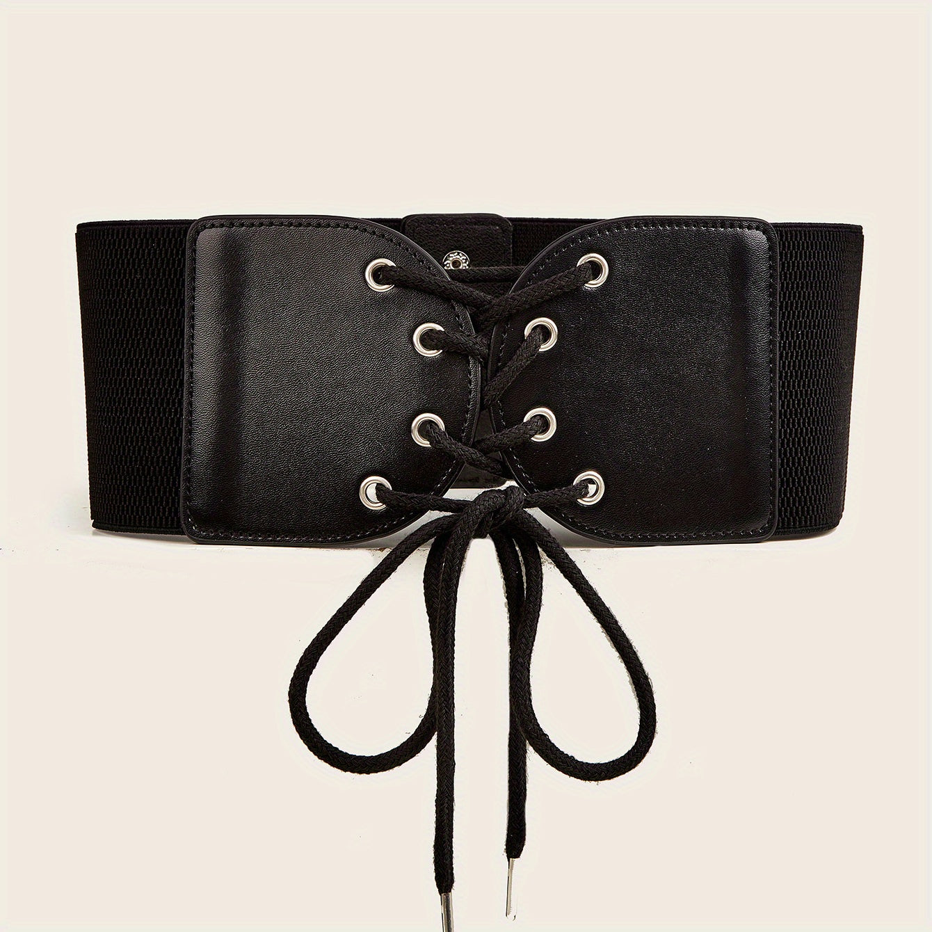 Wide Belt Elastic Corset Waistband Waspie Belt Dress Coat Girdle