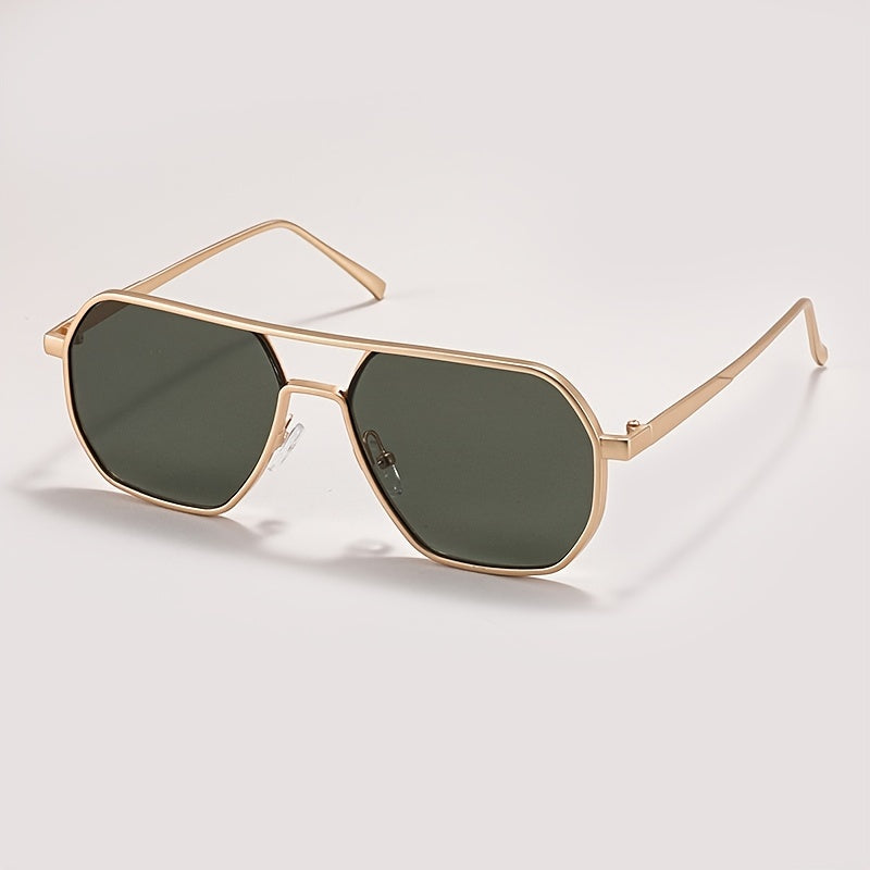 Men's Retro Sunglasses Black Frame UV400