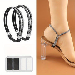 Elastic High Heels Shoe Straps Anti Drop Heel Straps Replacement