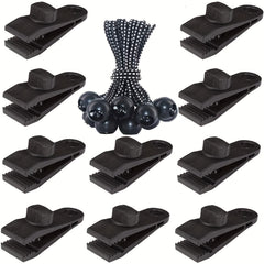 20pcs Heavy Duty Tarp Clips Securely Fasten Tarps Tents Pool Covers