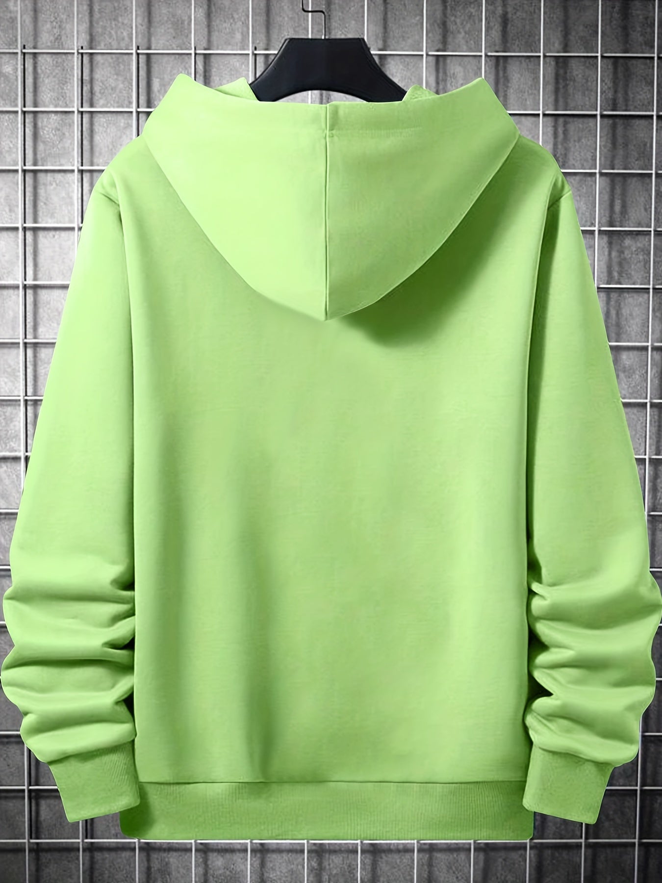 Men's CHICAGO Print Hooded Sweatshirt Long Sleeve Drawstrings Personalized Hoodi