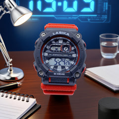 Kids Waterproof Timer Wristwatch Alarm Luminous Running Sports Watch