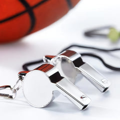 Stainless Steel Sports Whistle - Loud, Clear, Durable