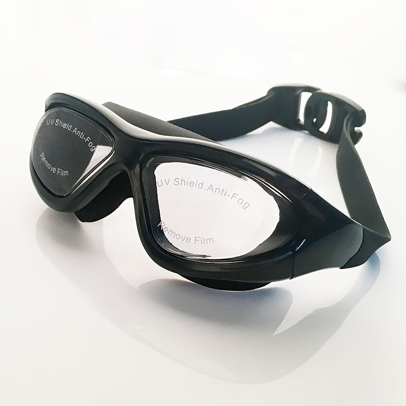 Adult Swimming Goggles Anti fog Large Frame High Definition Goggles
