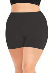 Sports Shorts Women's Plus High Rise Skinny Shorts