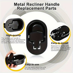 Metal Recliner Handle Replacement Parts With Cable
