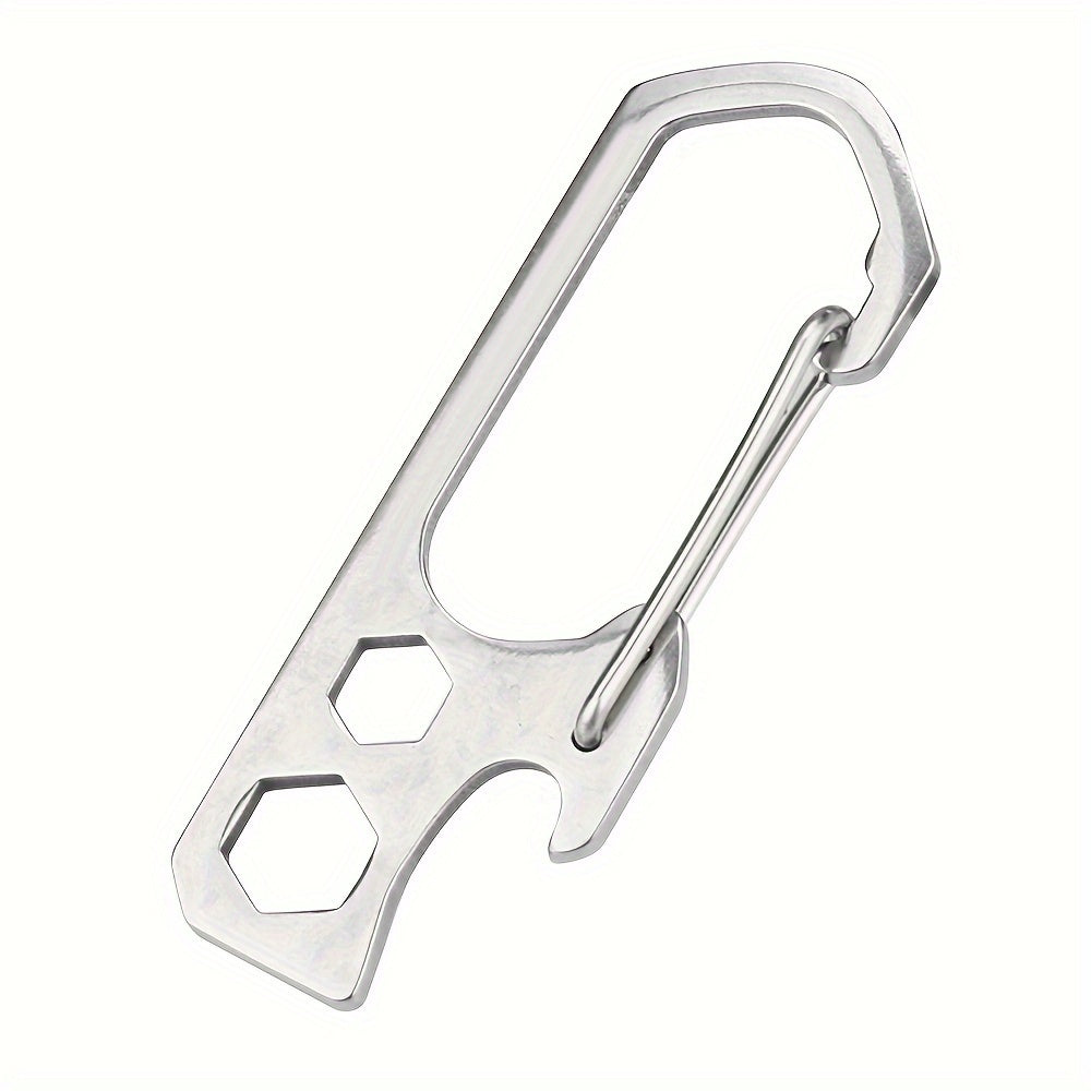 Key Chain Bottle Opener Carabiner Snap Clip Hook for Hiking Backpacking Camping