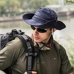 Men's Outdoor Folding Sun Hat Quick Drying Fisherman Cap