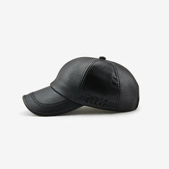 Men's PU Leather Baseball Cap