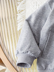Girl's Chinese Jacket & Children's Zip Up Hoodie Coat