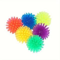 6pcs Hedgehog Ball Yoga Foot Massage Burr Plum Vent Toy