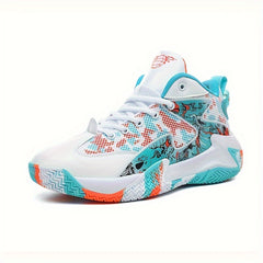 Men's Plus Size High Top Basketball Shoes - Non Slip & Durable