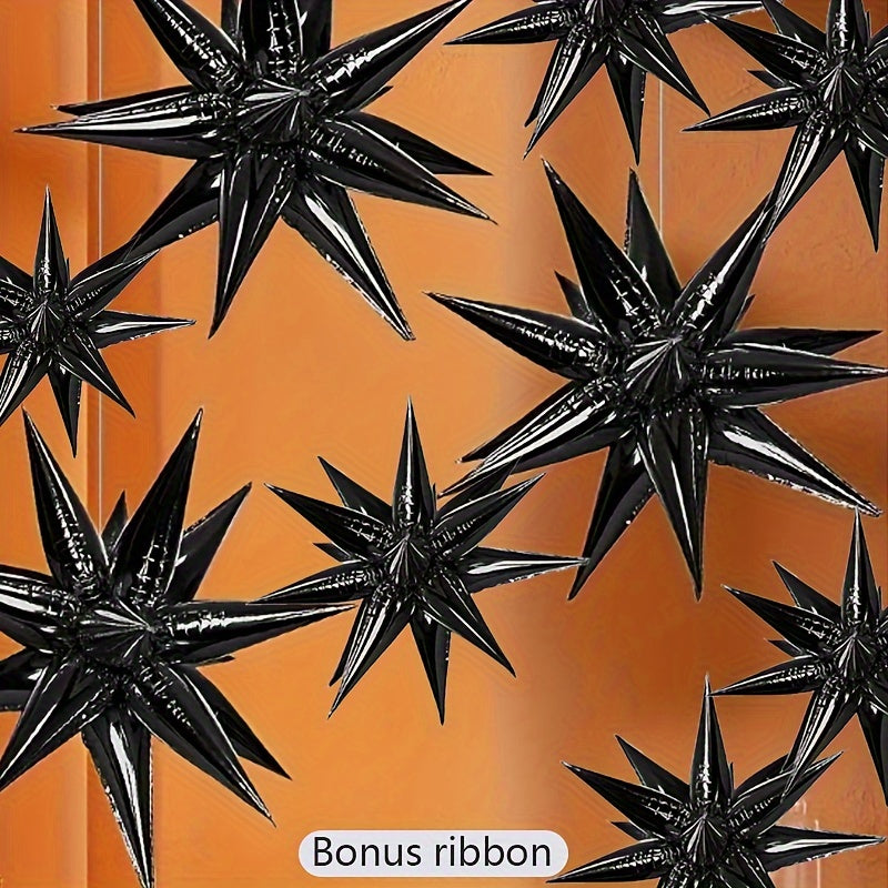 24pcs 26 inch Exploding Star Foil Balloon Conical Balloon Combo for Party Decor