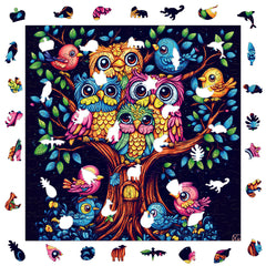 Tree Owl Hot Wooden Puzzle for Age 3+