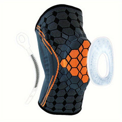 Spring Supported Knee Protector for Outdoor Fitness