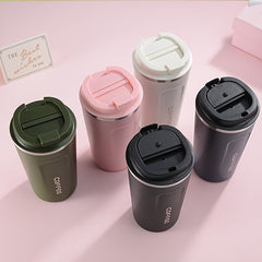 17oz Stainless Steel Coffee Cup with Lid
