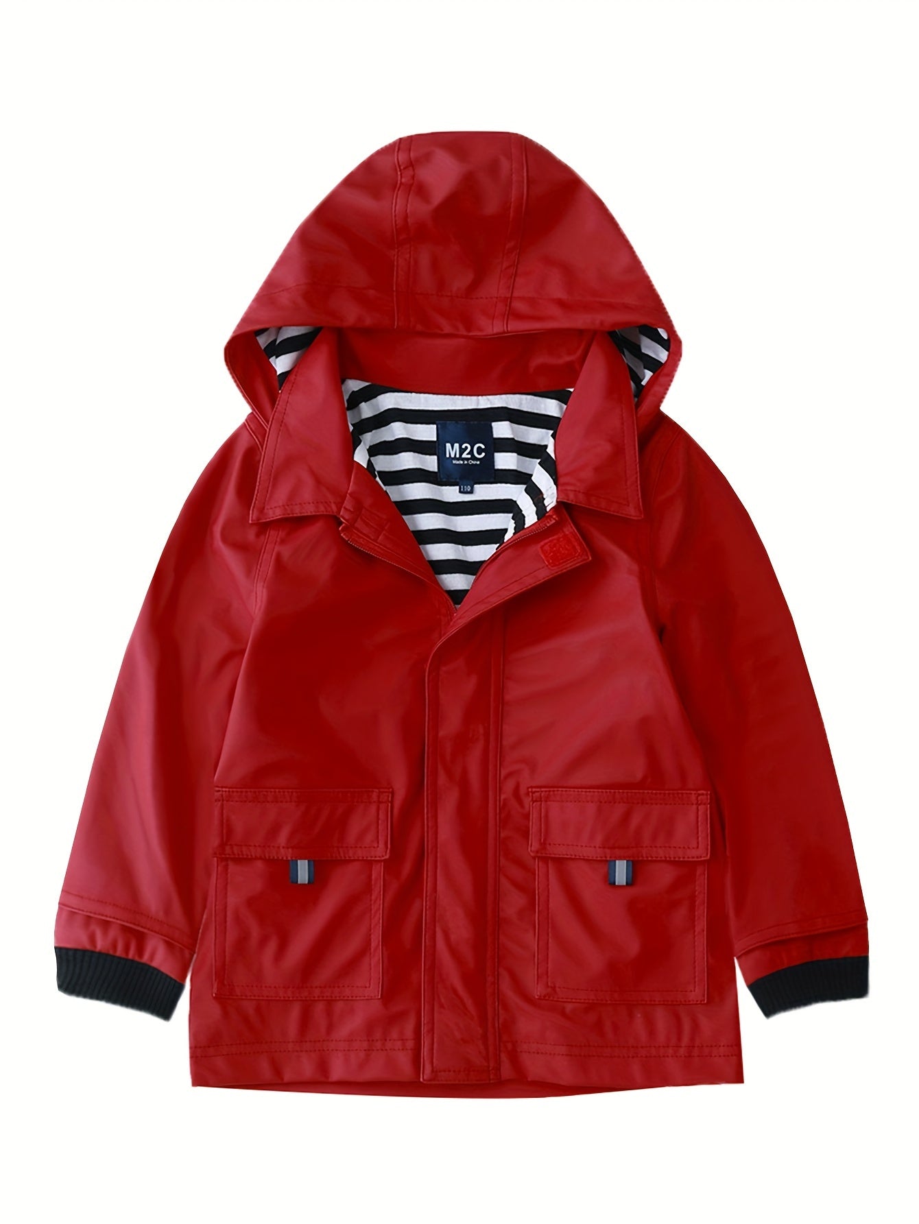 Kids Waterproof Windbreaker Jacket with Hooded Coat